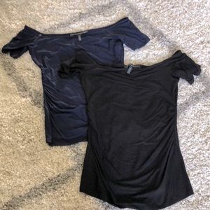 Set of 2 off shoulder Tee